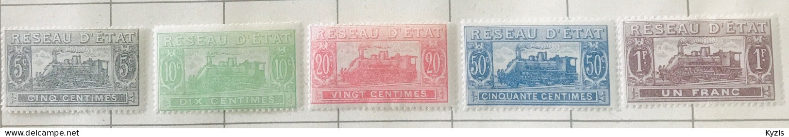 FRANCE - COLIS POSTAUX - SERIE RESEAU D'ETAT N° 9/14 NEUFS AVEC GOMME - Mint/Hinged