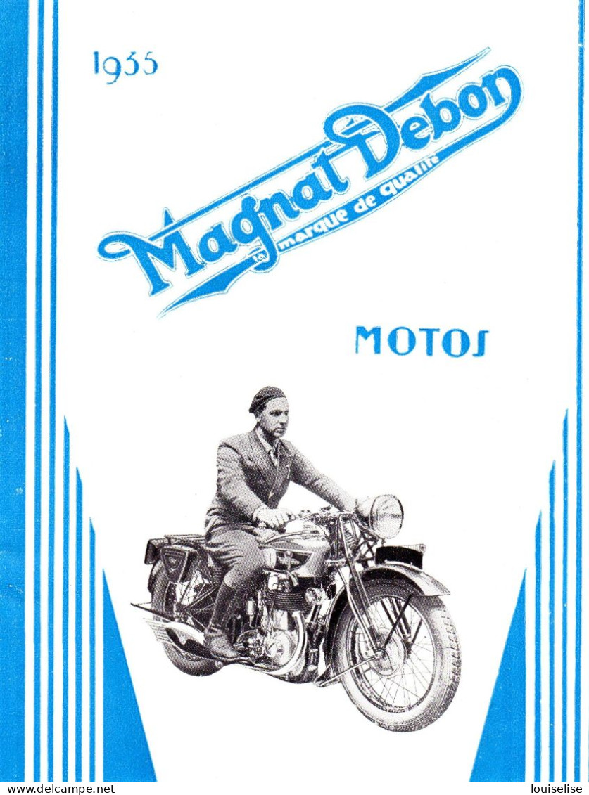 PUBLICITE MOTOS MAGNAT DEBON  1935 - Plakate