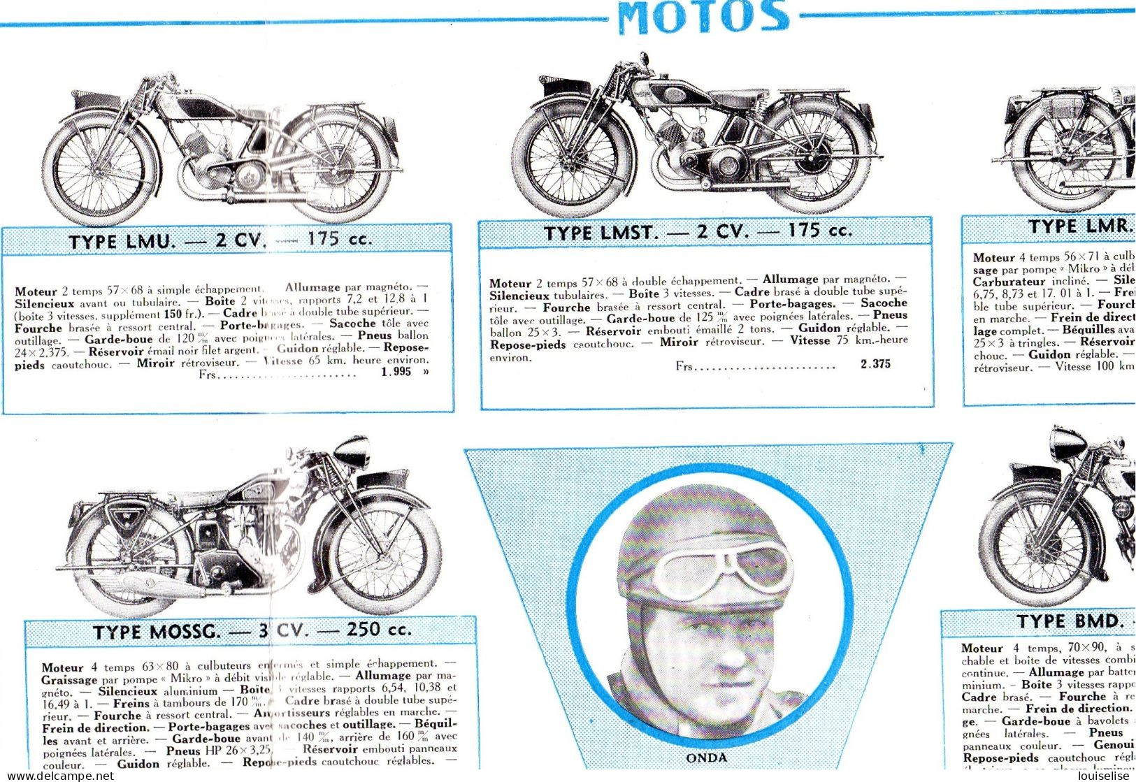 PUBLICITE MOTOS MAGNAT DEBON  1935 - Plakate
