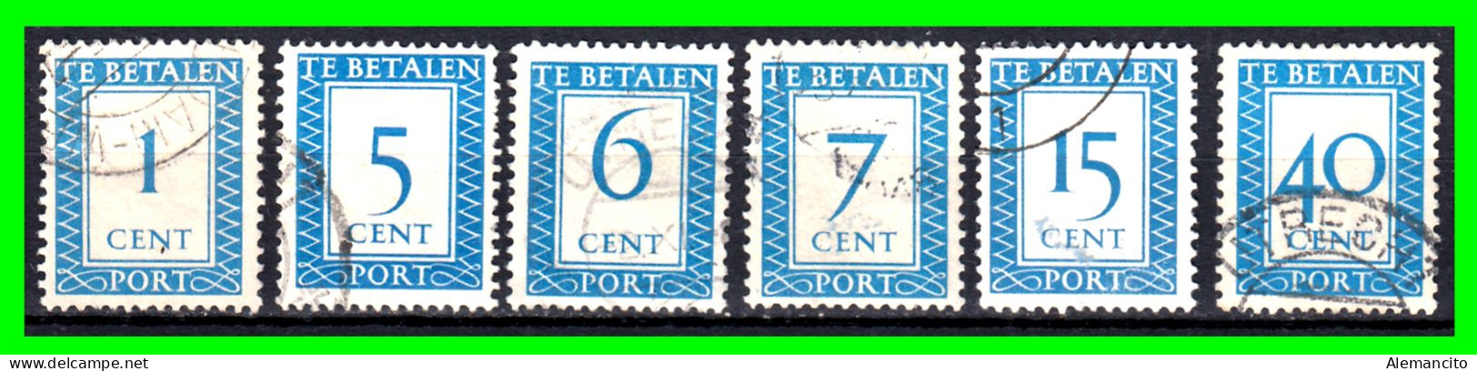 PAISES BAJOS ( EUROPA )  SELLOS AÑO 1947 TE BETALEN - Postage Due