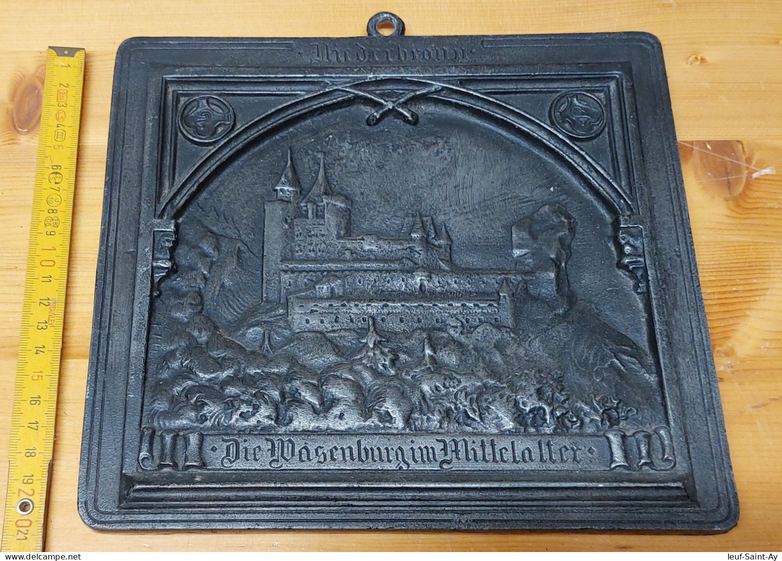 Plaque Souvenir Du Château De Wasenbourg - Obj. 'Herinnering Van'