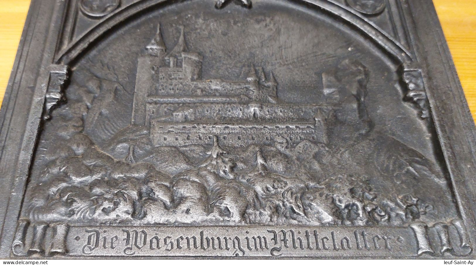 Plaque Souvenir Du Château De Wasenbourg - Obj. 'Souvenir De'