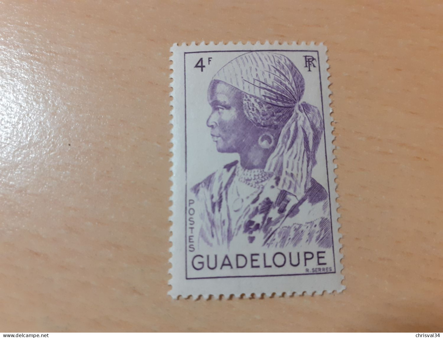 TIMBRE   GUADELOUPE       N  206    COTE  1,25   EUROS  NEUF  TRACE  CHARNIERE - Ongebruikt
