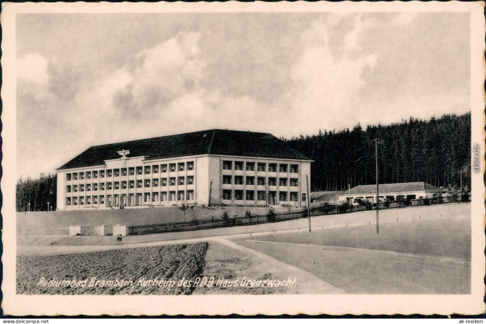 Ansichtskarte Bad Brambach Hotel Radium-Kurhof 1942 - Bad Brambach