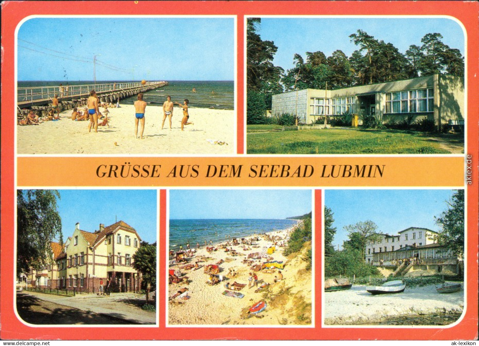 Lubmin Am Strand, Postamt, FDGB_Heim "Philipp Müller", Und "Hotel Am Meer" G1991 - Lubmin