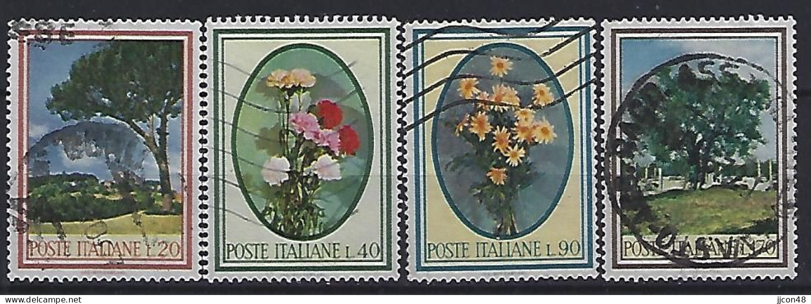 Italy 1966  Flora  (o) Mi.1206-1209 - 1961-70: Usados