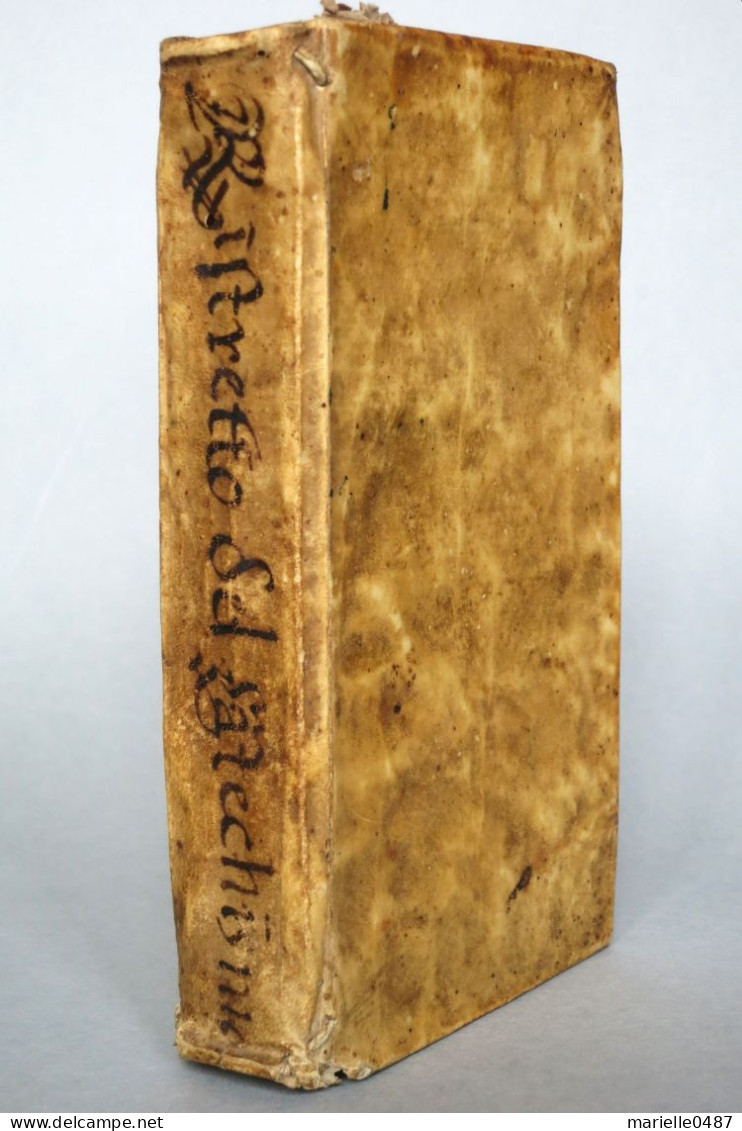 Ristretto Del Catechismo Milan, 1715 - Libros Antiguos Y De Colección