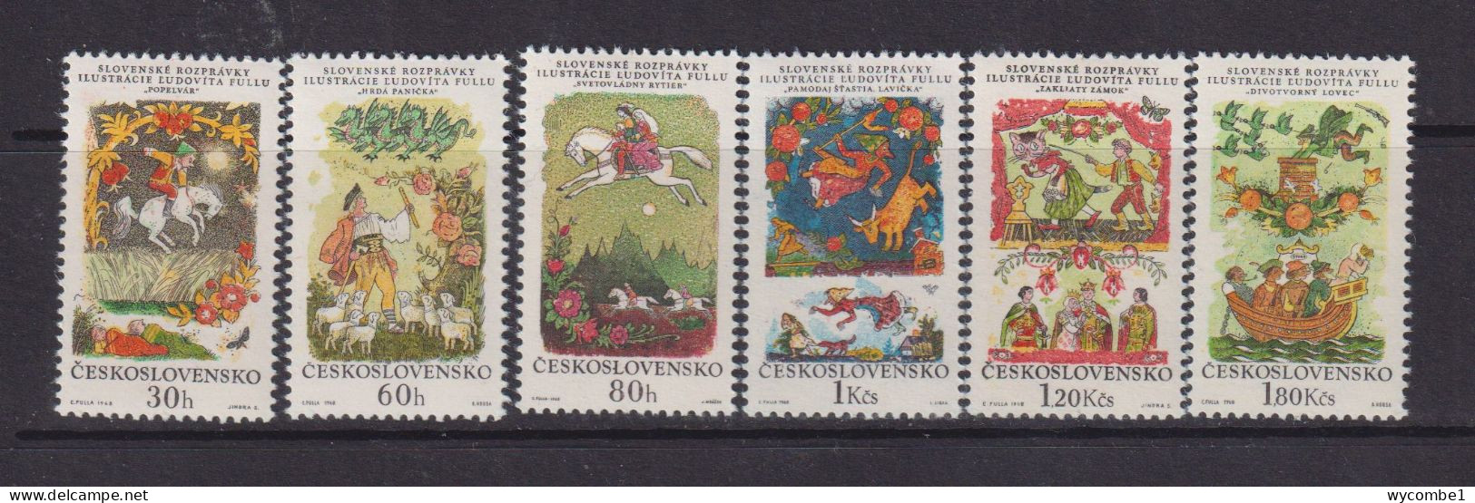CZECHOSLOVAKIA  - 1968 Fairy Tales Set Never Hinged Mint - Unused Stamps