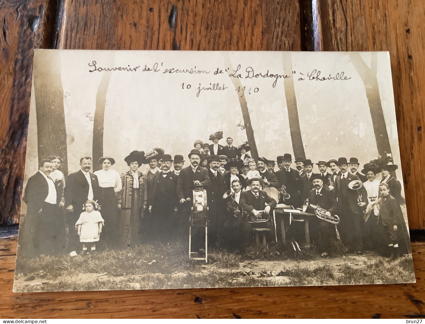 92- Chaville - Souvenir De L’excursion De La « Dordogne » à Chaville 10 Juillet 1910 Fanfare - Chaville