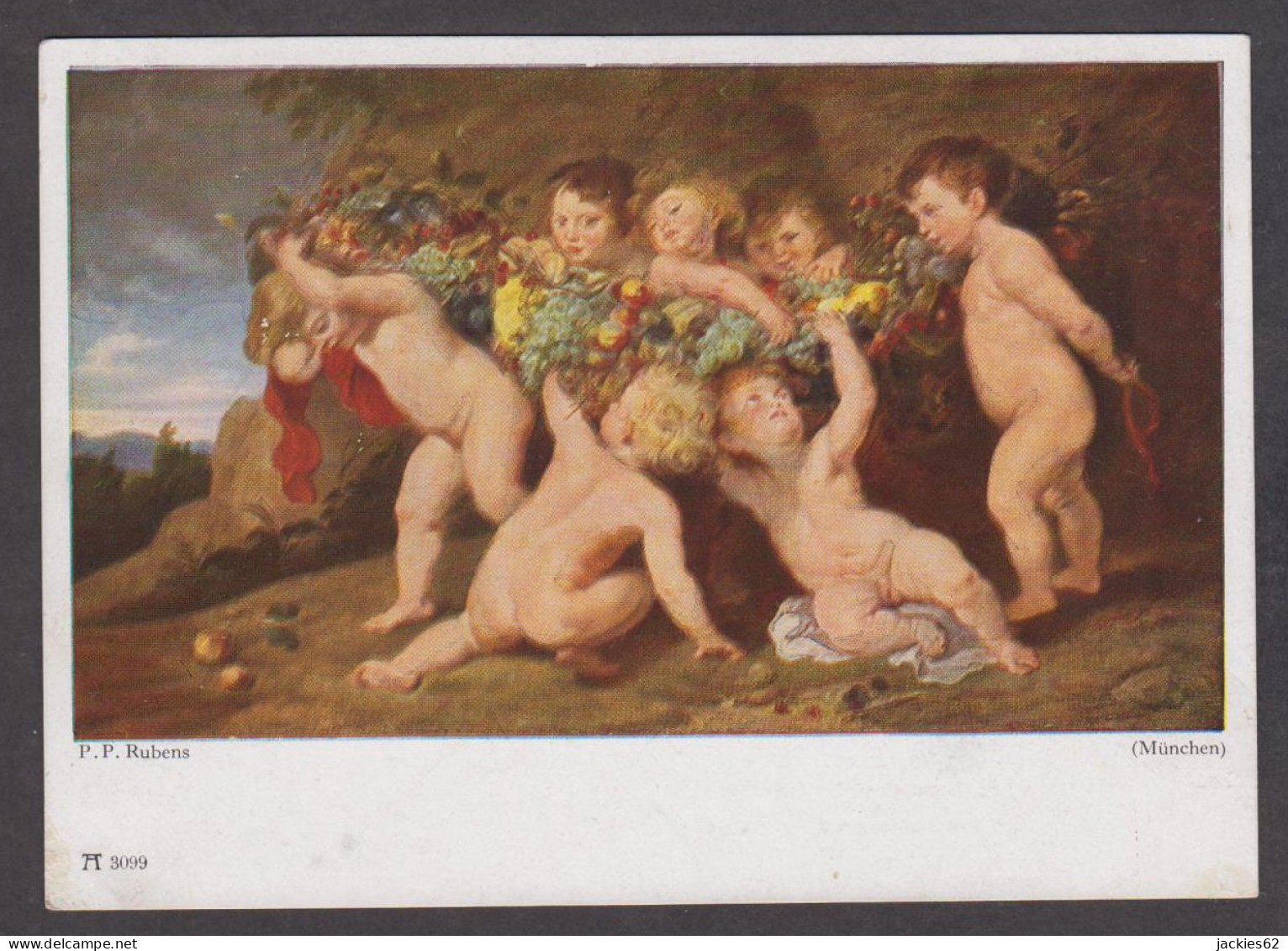 PR252/ RUBENS, *Der Früchtekranz - La Guirlande Aux Fruits*, Munich, Alte Pinakothek - Paintings