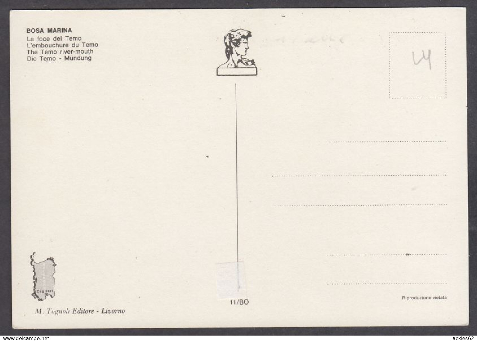 120360/ BOSA MARINA, La Foce Del Temo - Sonstige & Ohne Zuordnung