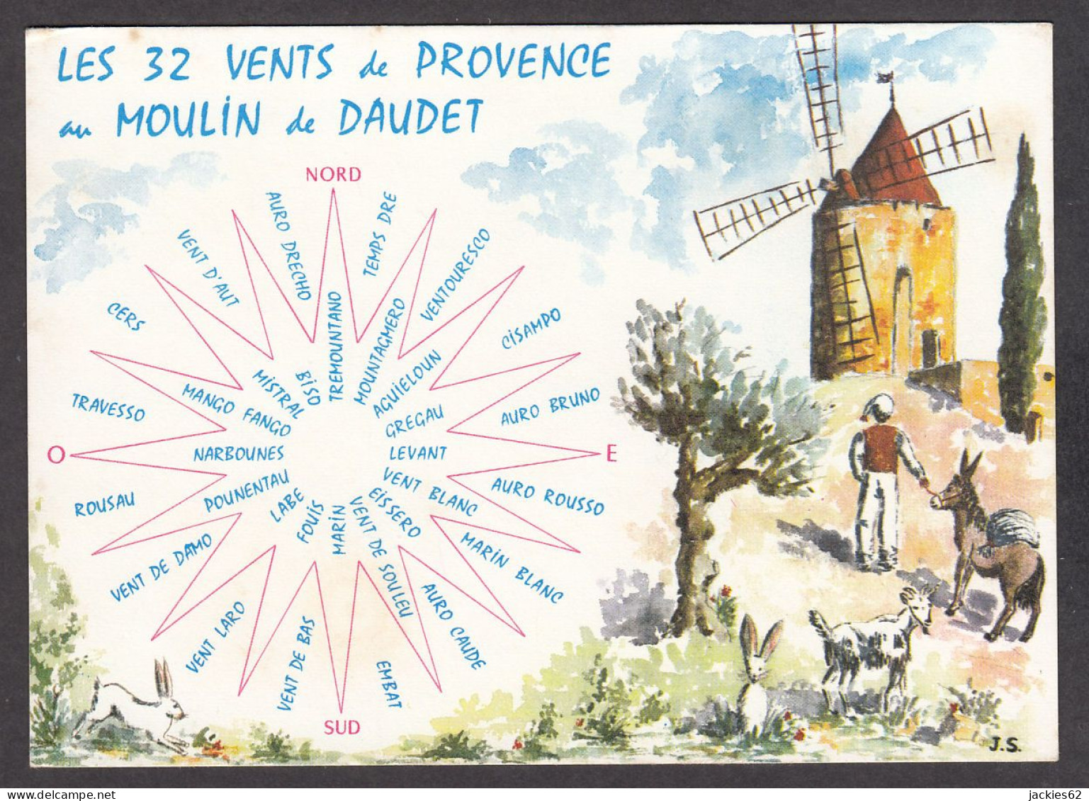 081862/ PROVENCE, Les 32 Vents De Provence Au Moulin De Daudet - Provence-Alpes-Côte D'Azur