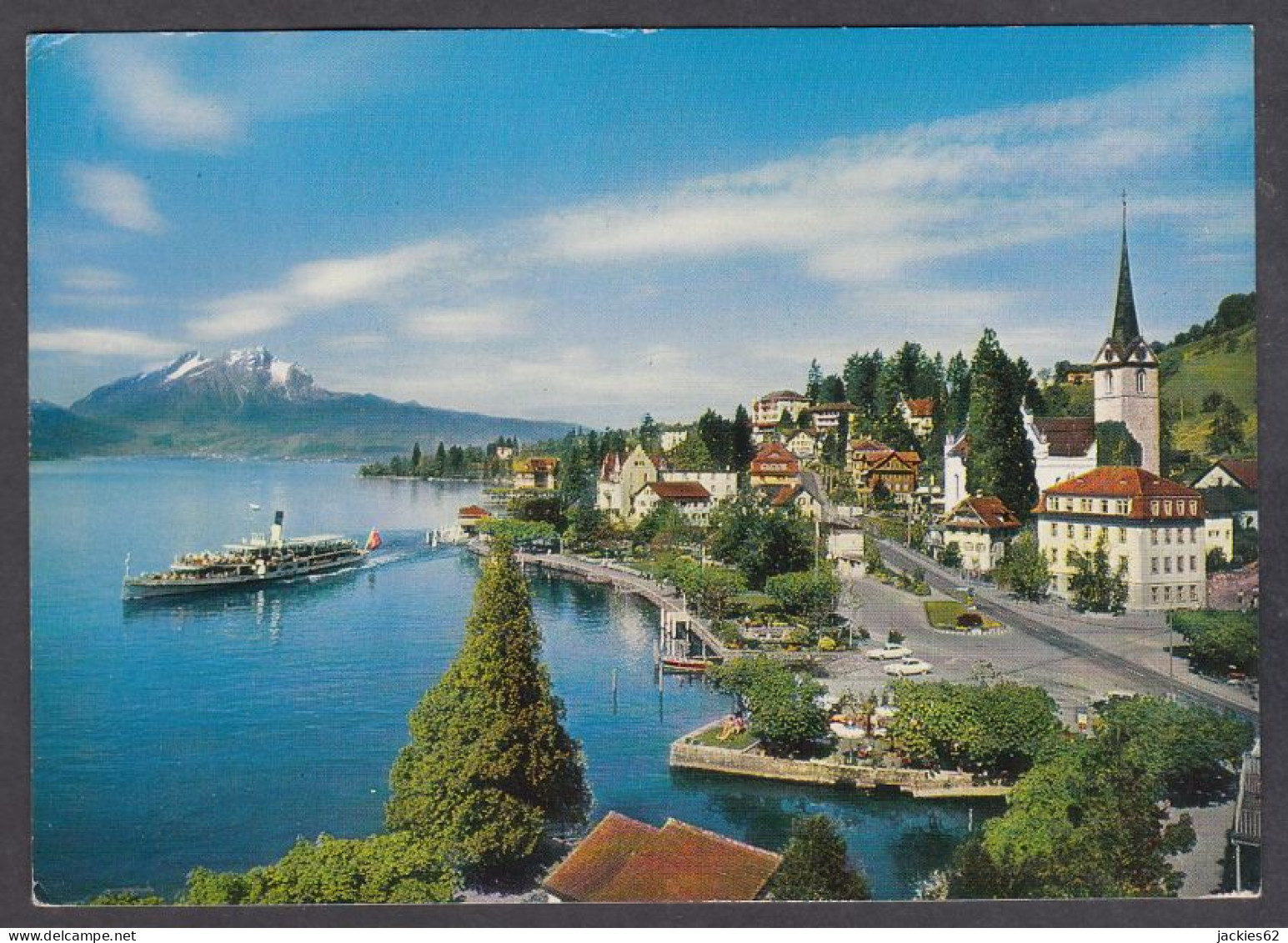 120876/ WEGGIS Am Vierwaldstättersee Mit Pilatus - Weggis