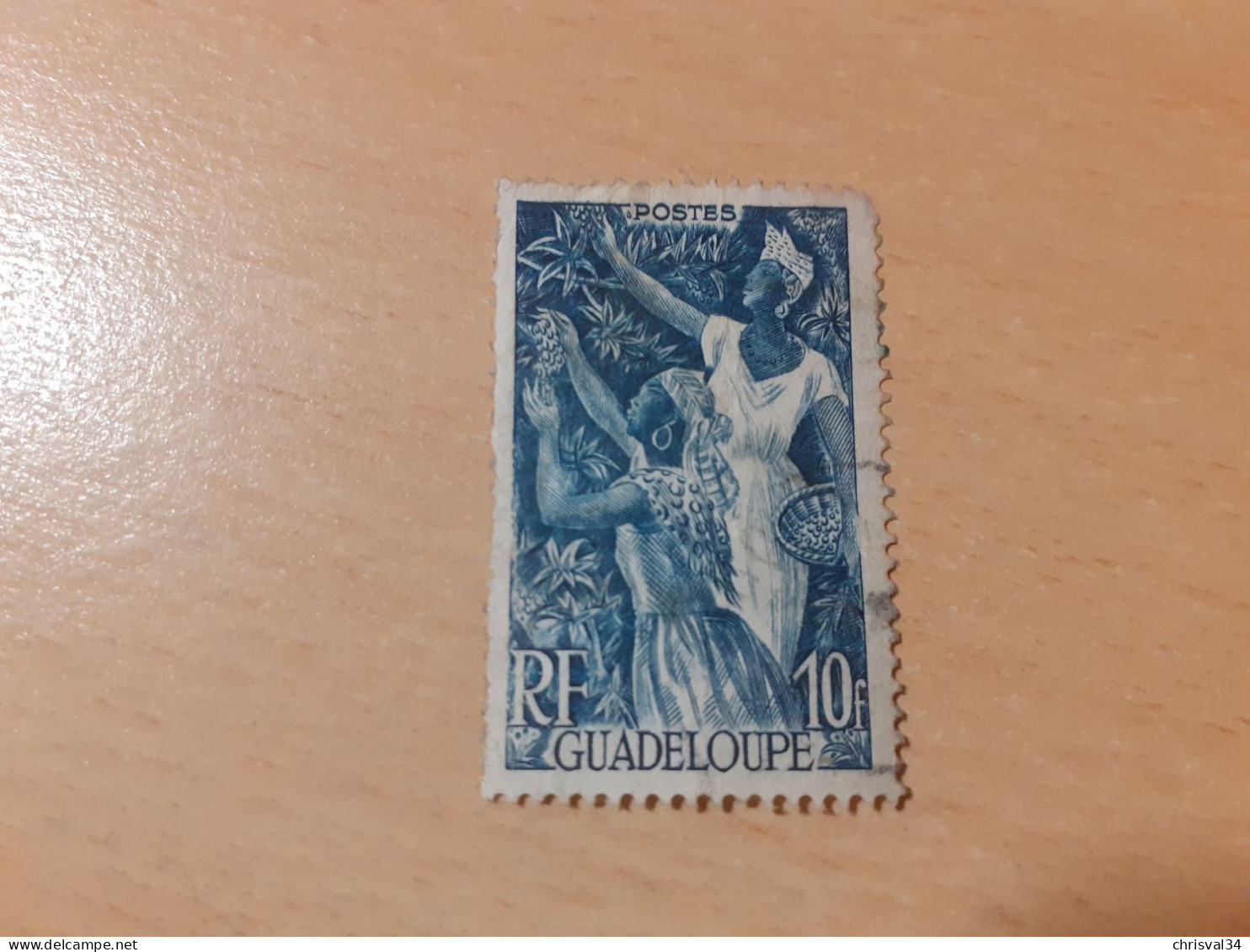 TIMBRE   GUADELOUPE       N  209    COTE  1,25   EUROS  OBLITERE - Oblitérés