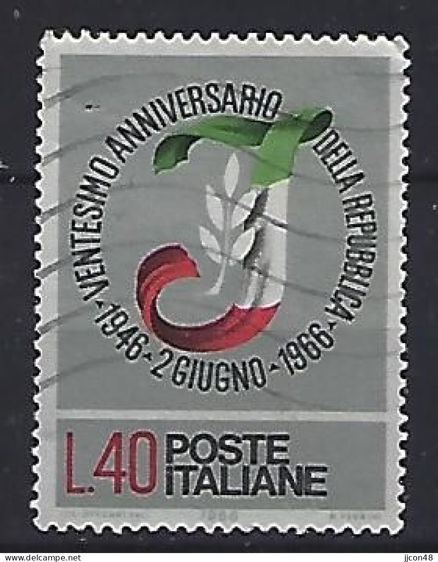 Italy 1966  20 Jahre Republik Italien  (o) Mi.1212 - 1961-70: Used