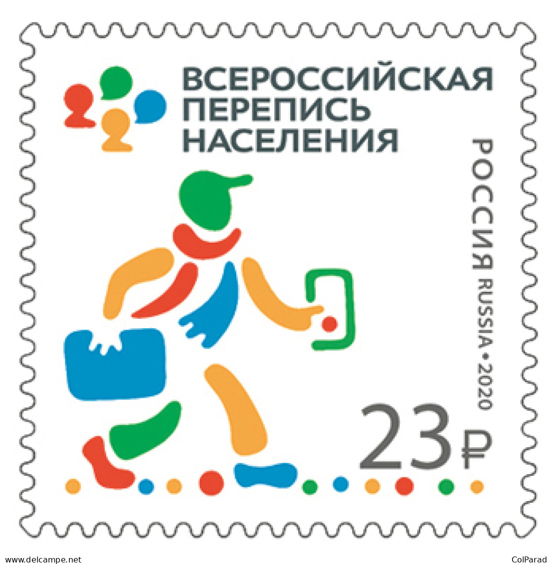 RUSSIA - 2020 -  STAMP MNH ** - All-Russian Population Census 2020 - Unused Stamps