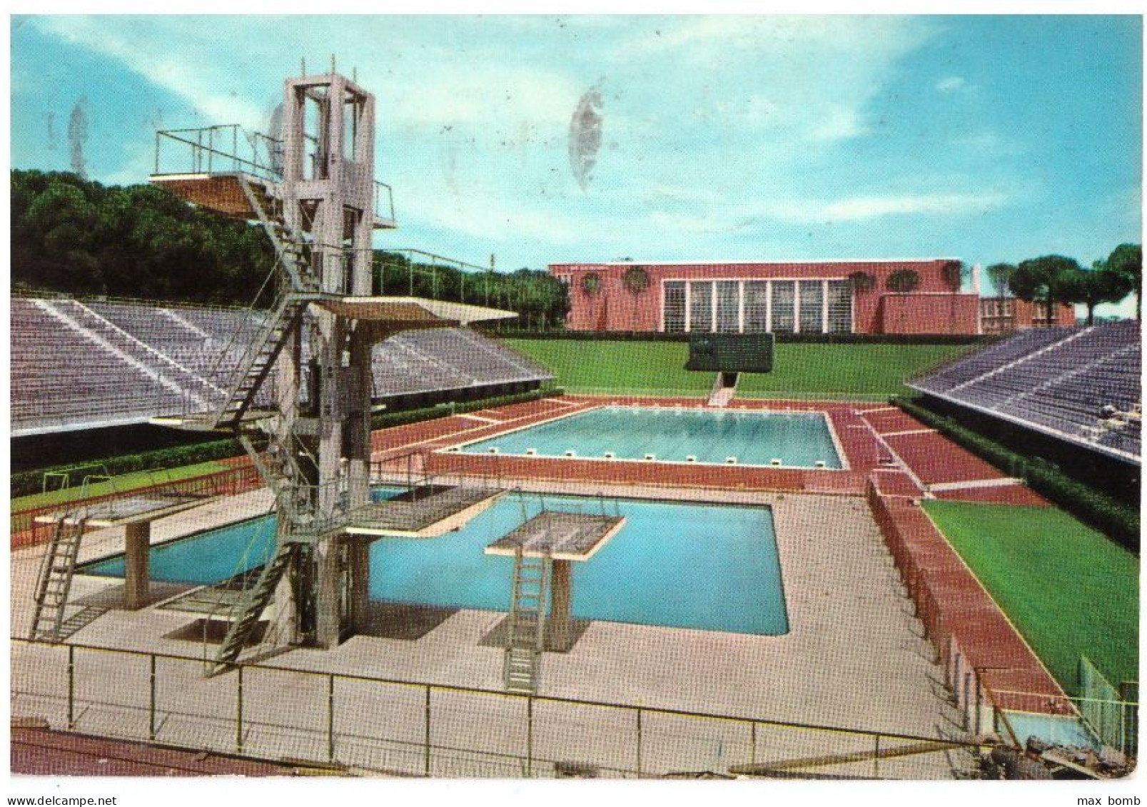 1961 ROMA  108 PISCINA OLIMPICA AL FORO ITALICO - Stadien & Sportanlagen