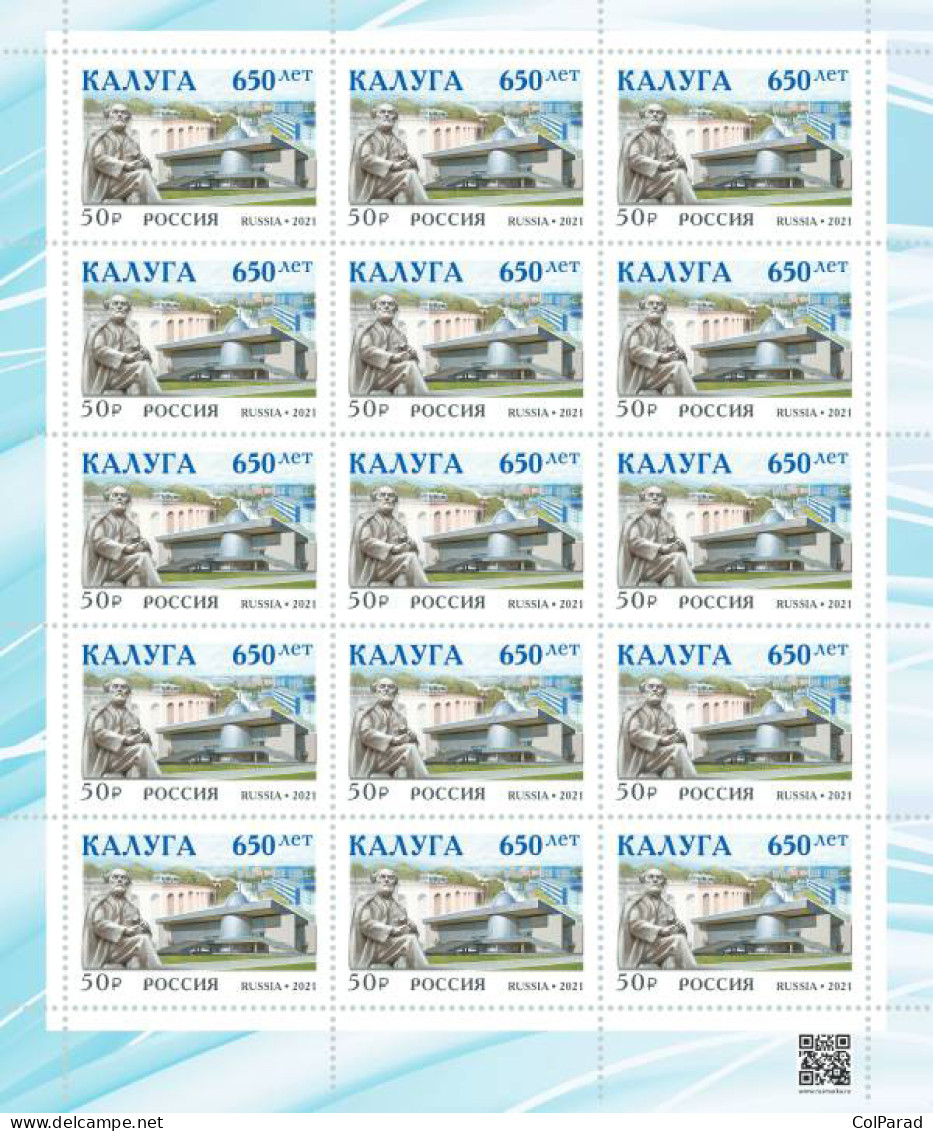 RUSSIA - 2021 - MINIATURE SHEET MNH ** - 650 Years Of Kaluga - Ongebruikt