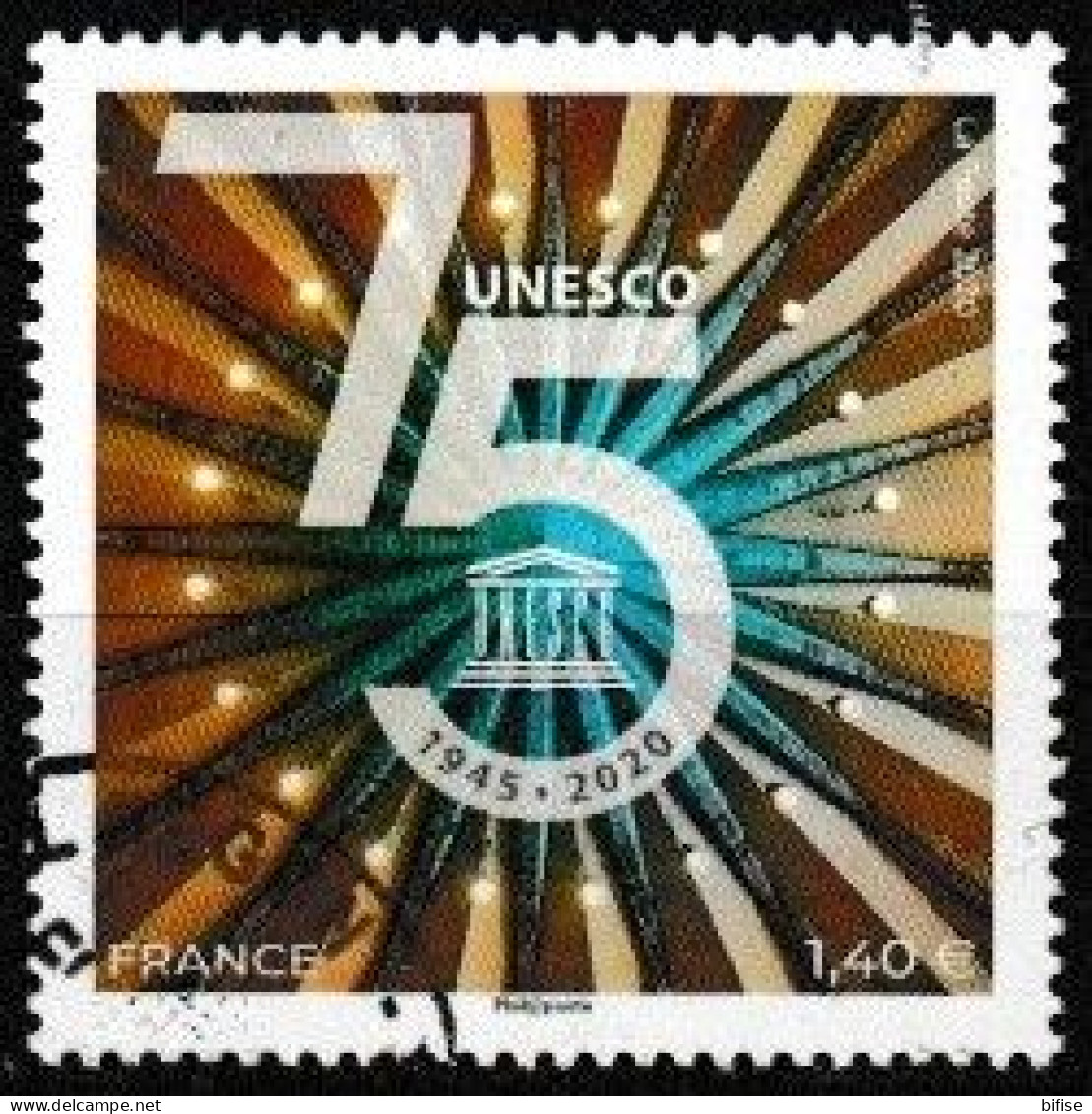 FRANCIA 2020 - YV S 179 - UNESCO 75 Ans - Used Stamps