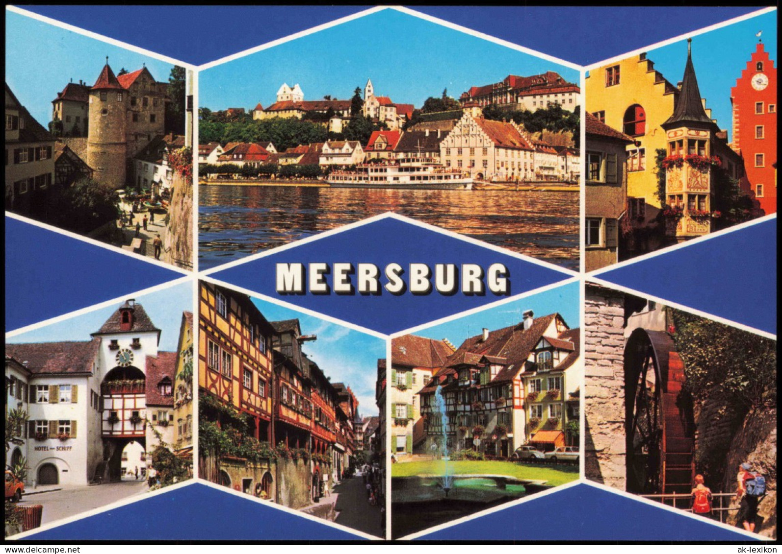 Ansichtskarte Meersburg Mehrbildkarte Mit Div. Ortsansichten 1998 - Meersburg