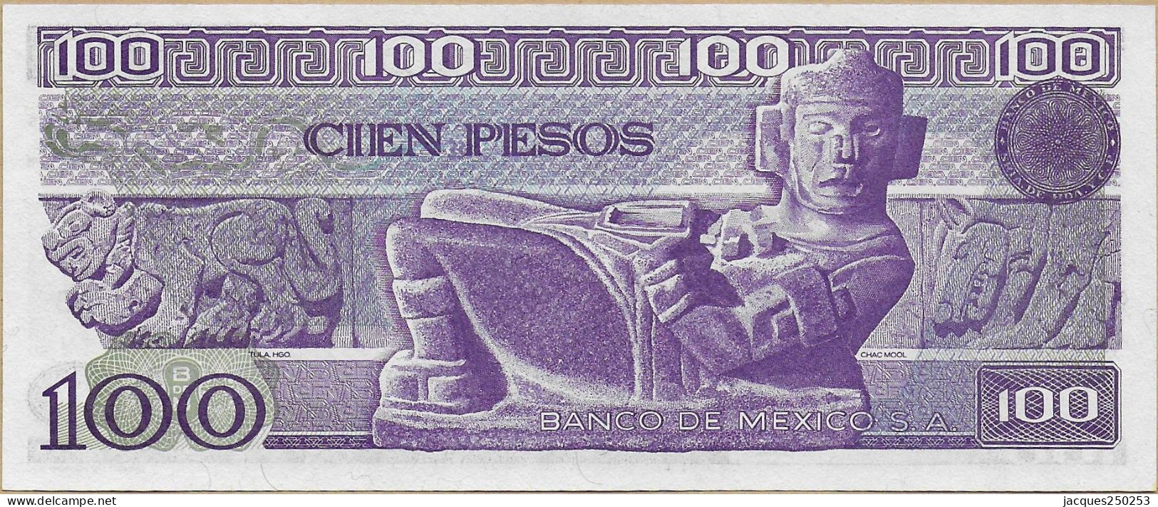 100 PESOS 1982 NEUF - Mexico