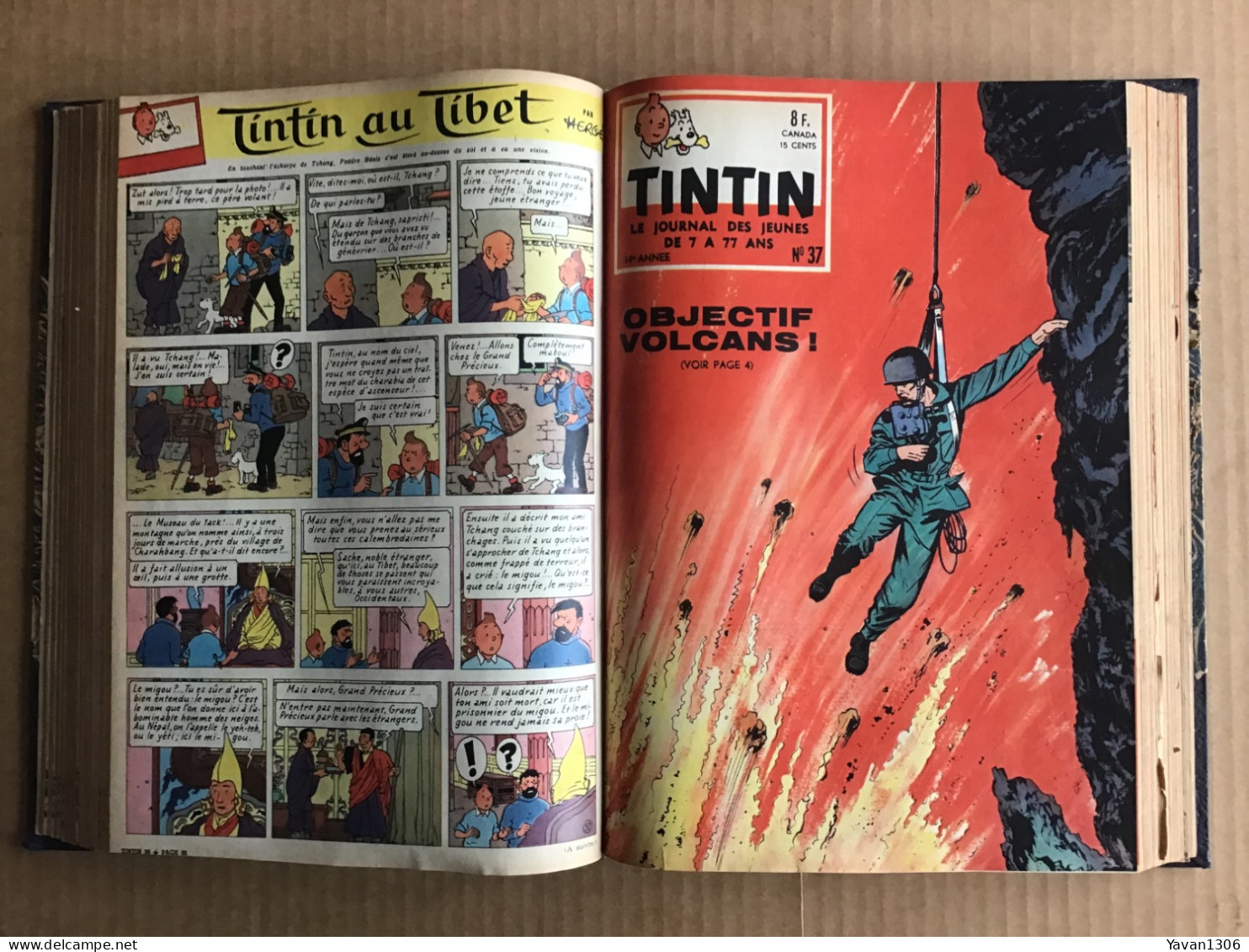 Hergé  Tintin  5 Reliures Années 1957-58-59 - Kuifje
