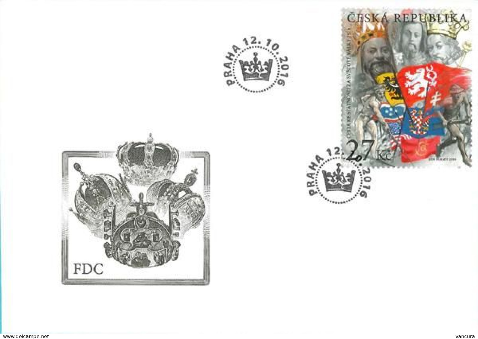 FDC 906-7 Czech Republic WW1 Third Year 2016 Fight For The Czech Statedood - Guerre Mondiale (Première)