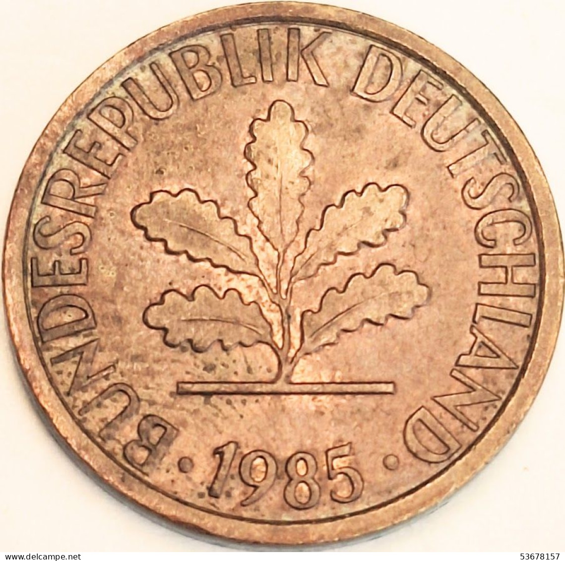 Germany Federal Republic - Pfennig 1985 G, KM# 105 (#4496) - 1 Pfennig