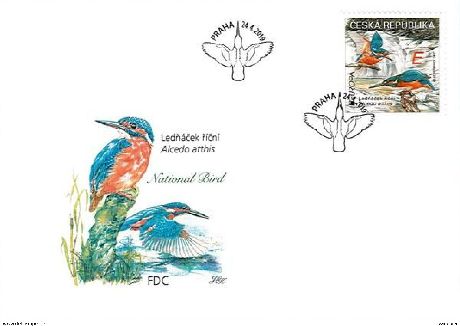 FDC 1026 Czech Republic EUROPA Kingfisher 2019 - 2019