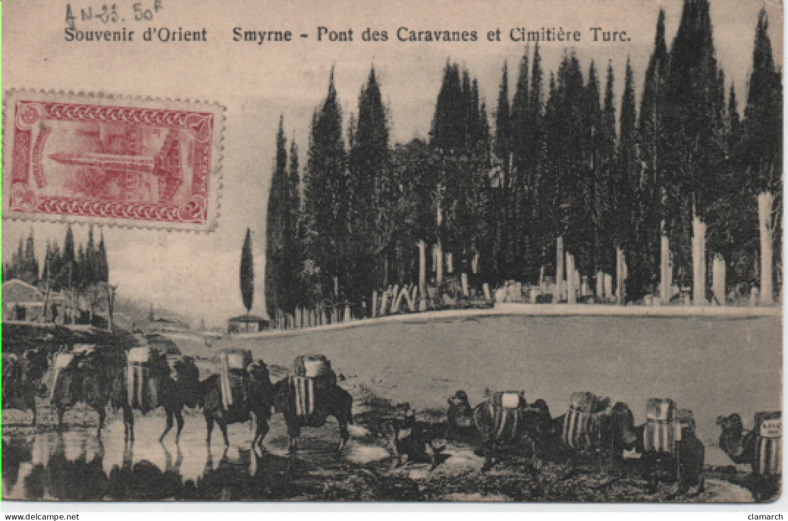 TURQUIE-Souvenir D'Orient-Smyrne-Pont Des Caravanes Et Ciletière Turc - - Turkey