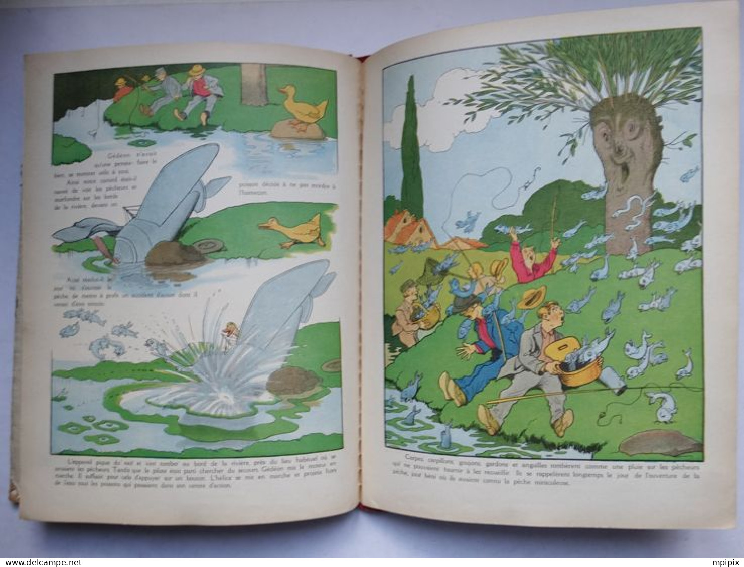 BD bande dessinée Benjamin Rabier Gédéon dans la forêt Garnier frères imprimerie Paul Dupont 1930 Paris