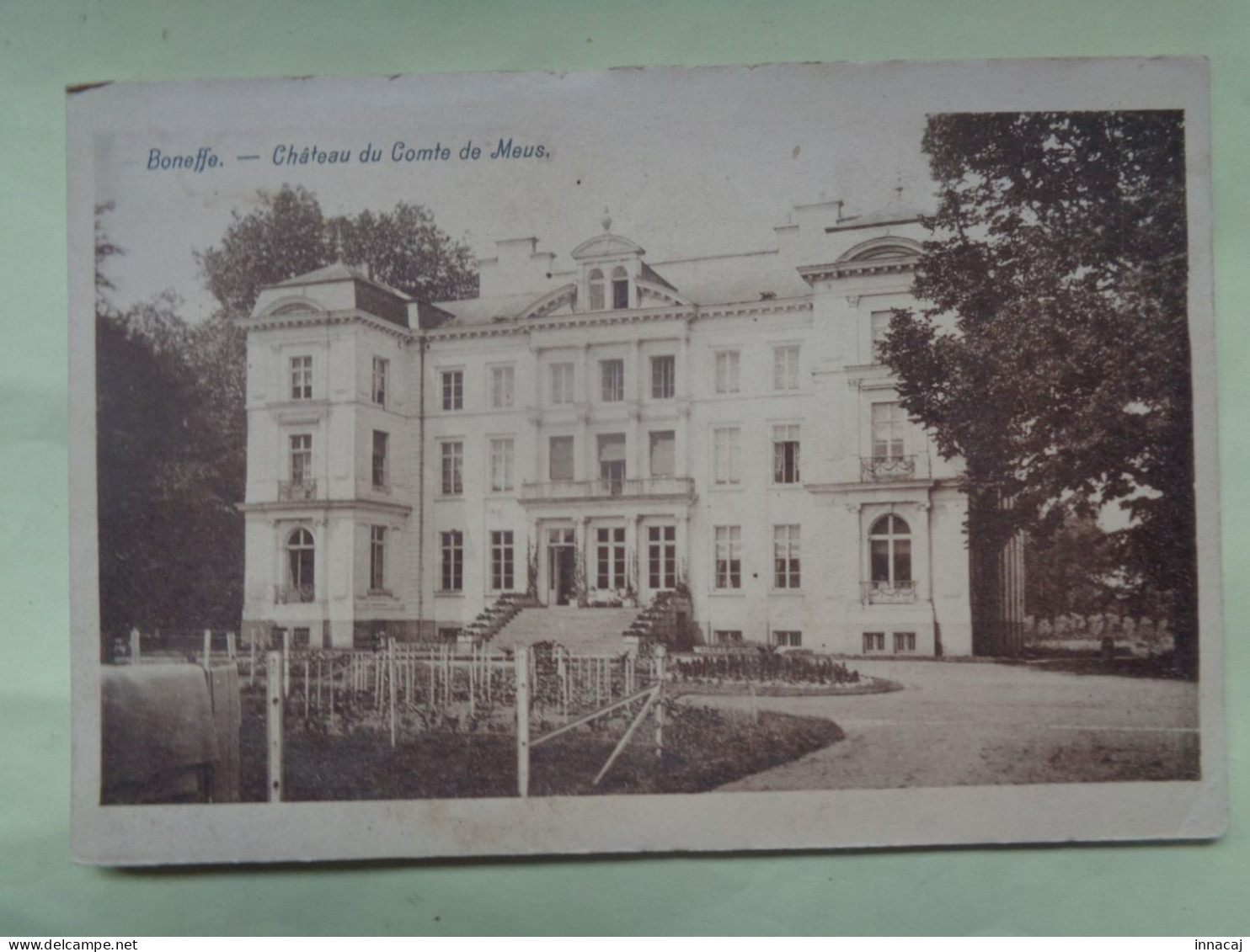 102-15-2             BONEFFE    Château Du Comte De Mous   ( Brunâtre ) - Eghezee