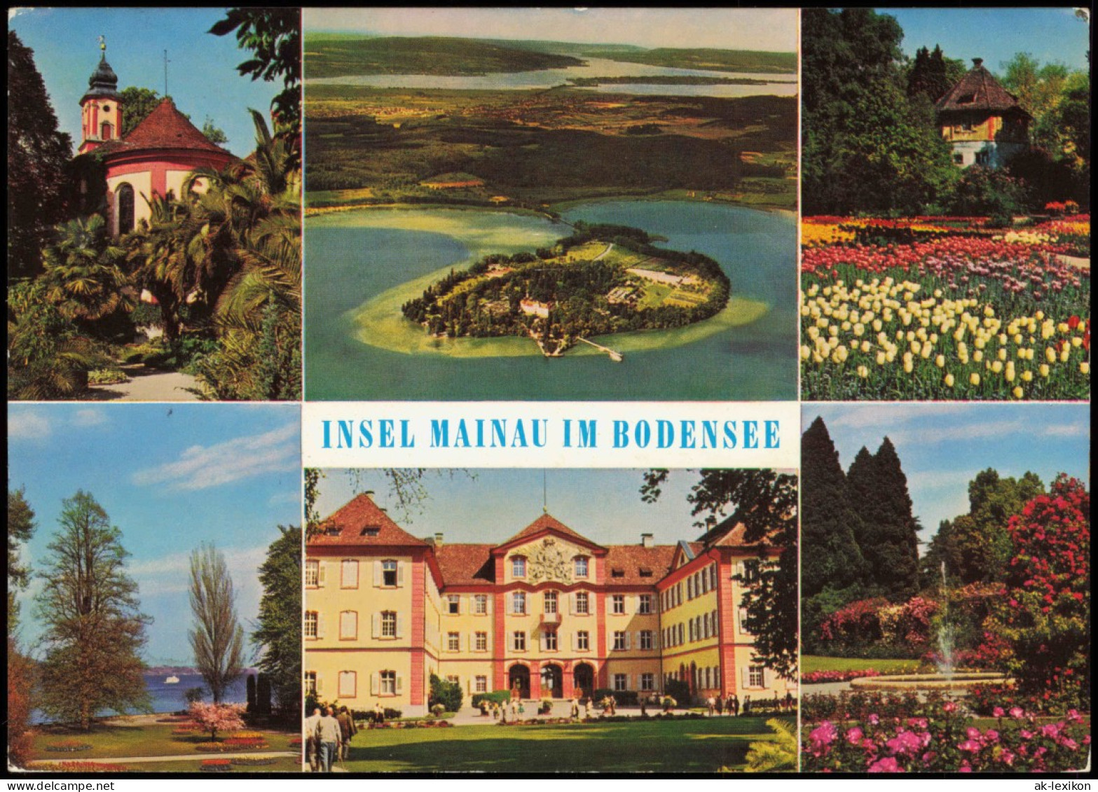 Insel Mainau-Konstanz Mehrbildkarte Mit Diversen Ortsansichten 1981 - Konstanz
