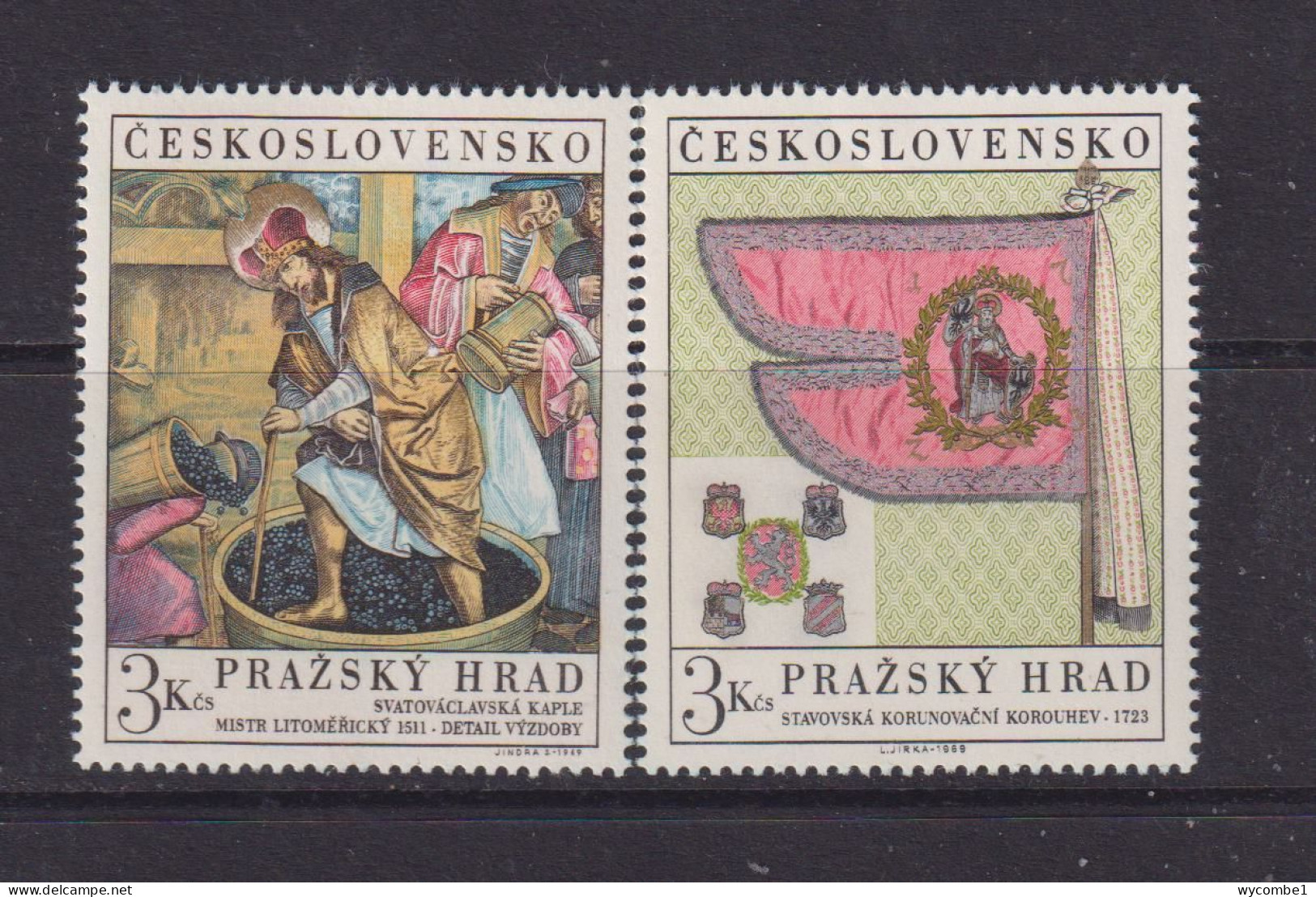 CZECHOSLOVAKIA  - 1969 Prague Castle Set Never Hinged Mint - Unused Stamps