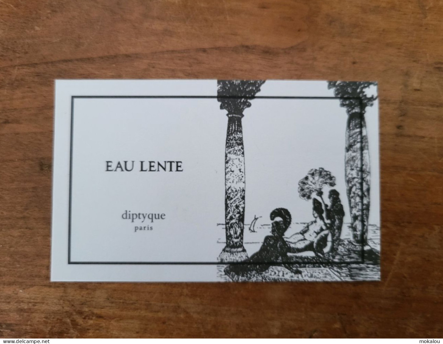 Carte Diptyque Eau Lente - Modernas (desde 1961)