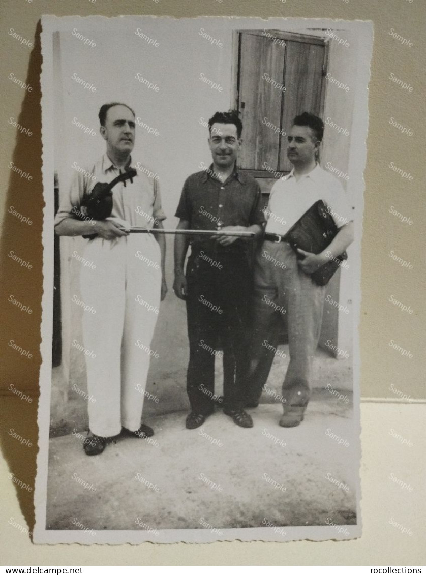 Tunisia TUNIS The Musical Trio Of The SANTA LUCIA Church. Il Trio Musicale Della Chiesa SANTA LUCIA. 1946 See Back - Africa