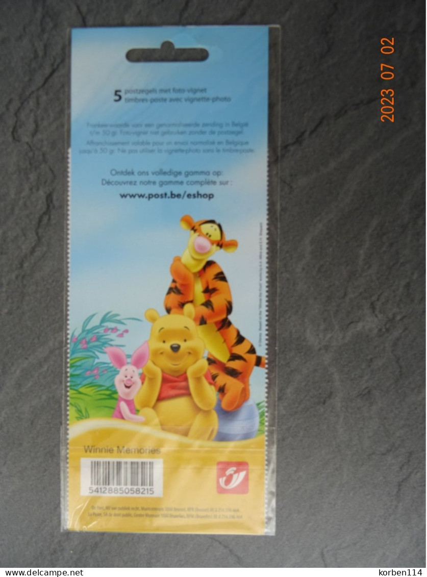 "  WINNIE THE POOH   "    DUOSTAMP NOG IN DE BLISTER - 1997-… Permanent Validity [B]