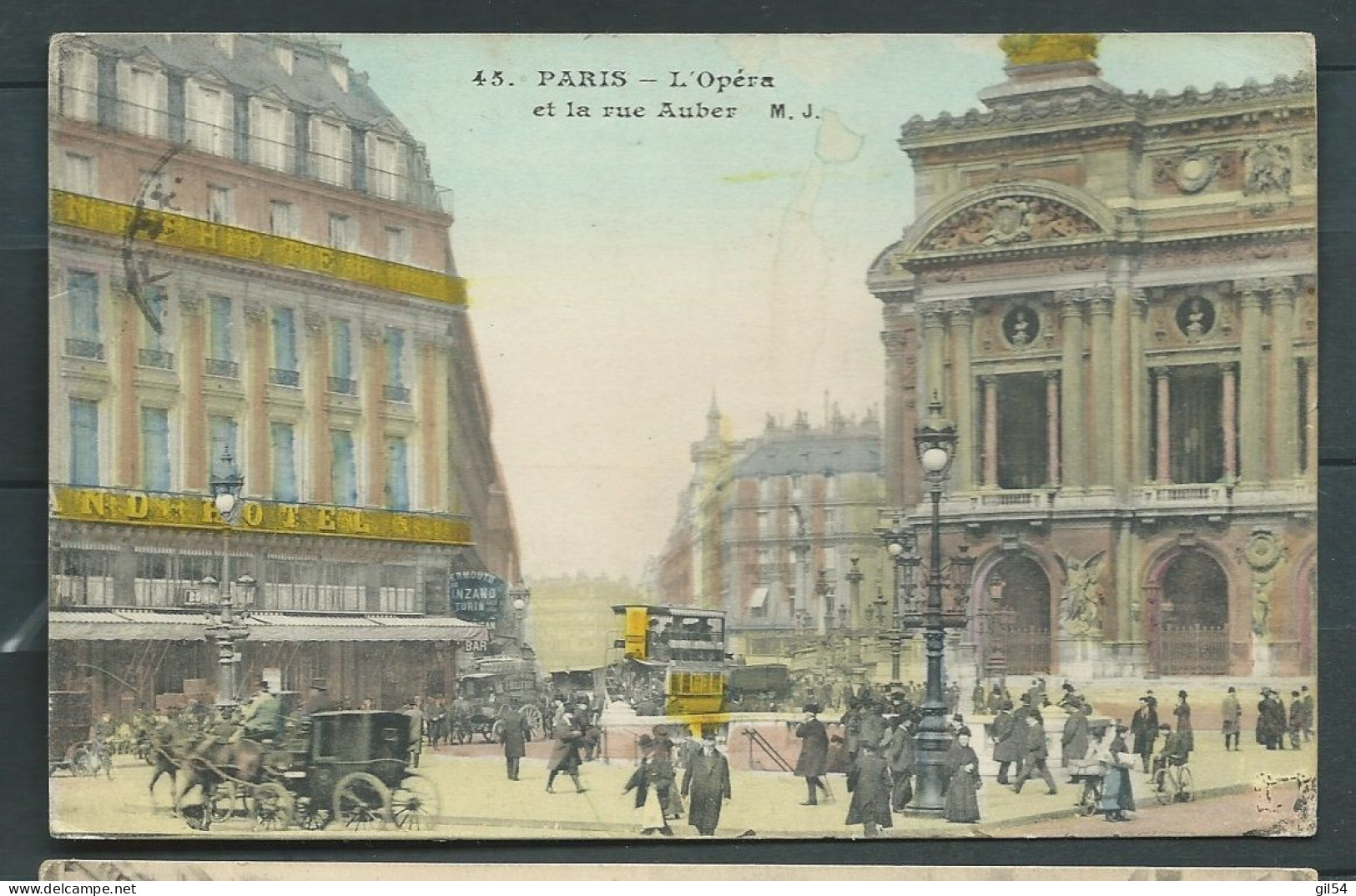 Paris - L'Opéra Et La Rue Auber - Mab 5952 - Sonstige Sehenswürdigkeiten