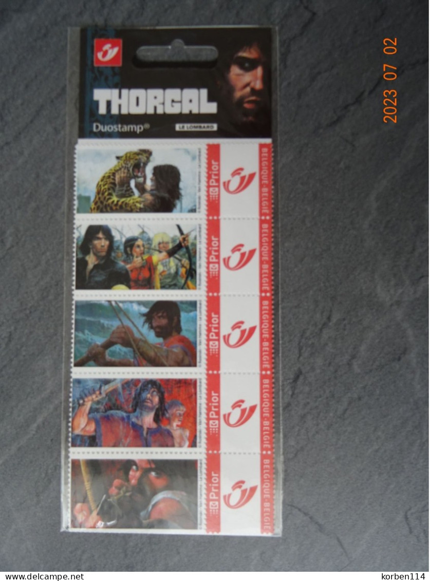 "  THORGAL   "    DUOSTAMP NOG IN DE BLISTER - 1997-… Validità Permanente [B]