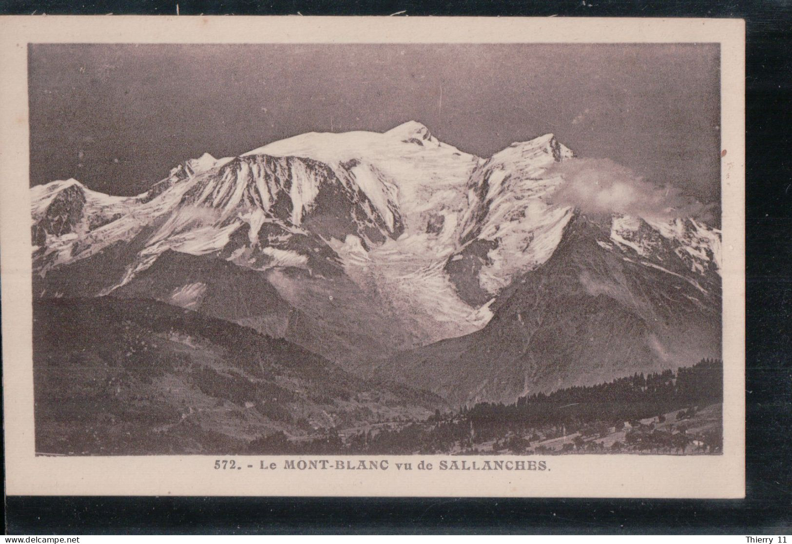 Cpa 74 Le Mont  Blanc Vu De Sallanches - Sallanches