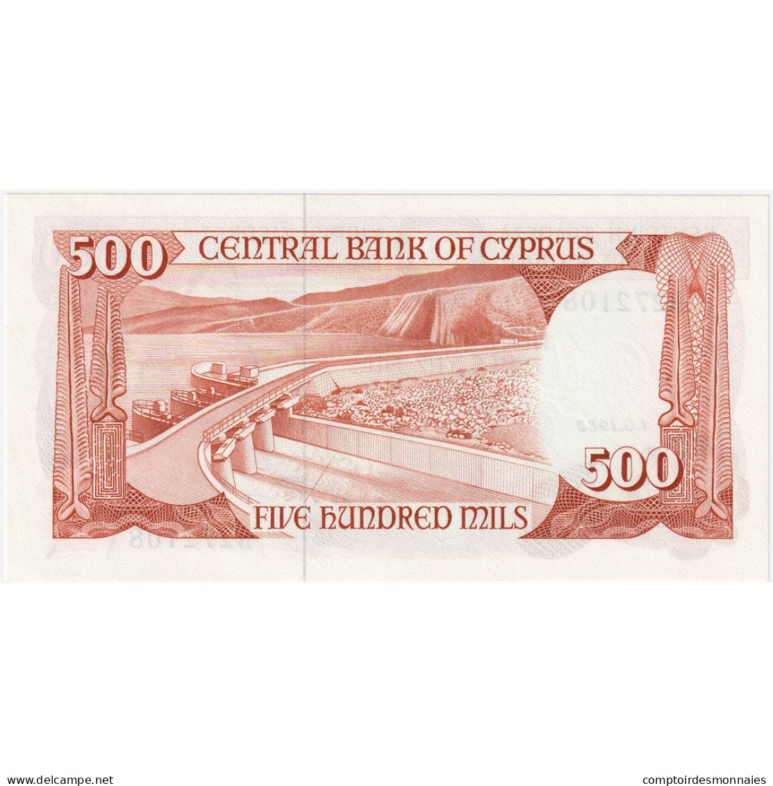 Chypre, 500 Mils, 1982, 1982-06-01, KM:45a, NEUF - Zypern