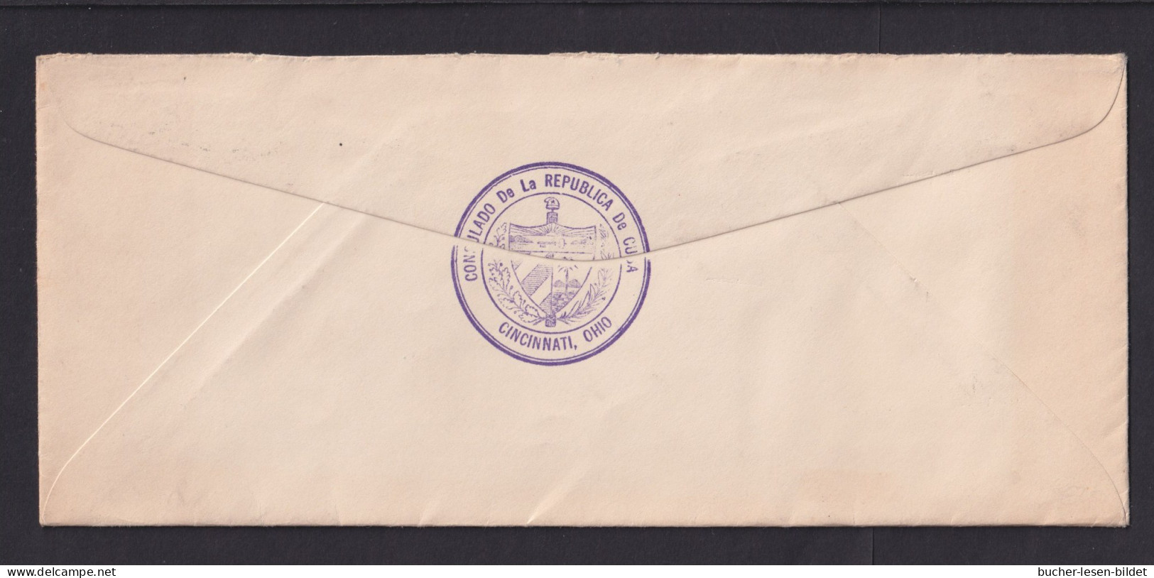 1945 - Consulatsbrief Cuba Portofrei Nach Cincinnati - Cartas & Documentos