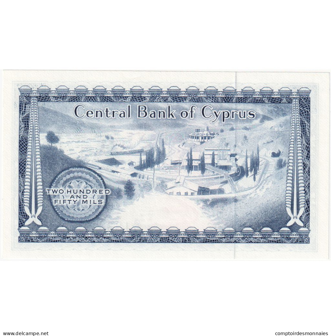 Chypre, 250 Mils, 1980, 1980-12-01, KM:41c, NEUF - Cipro