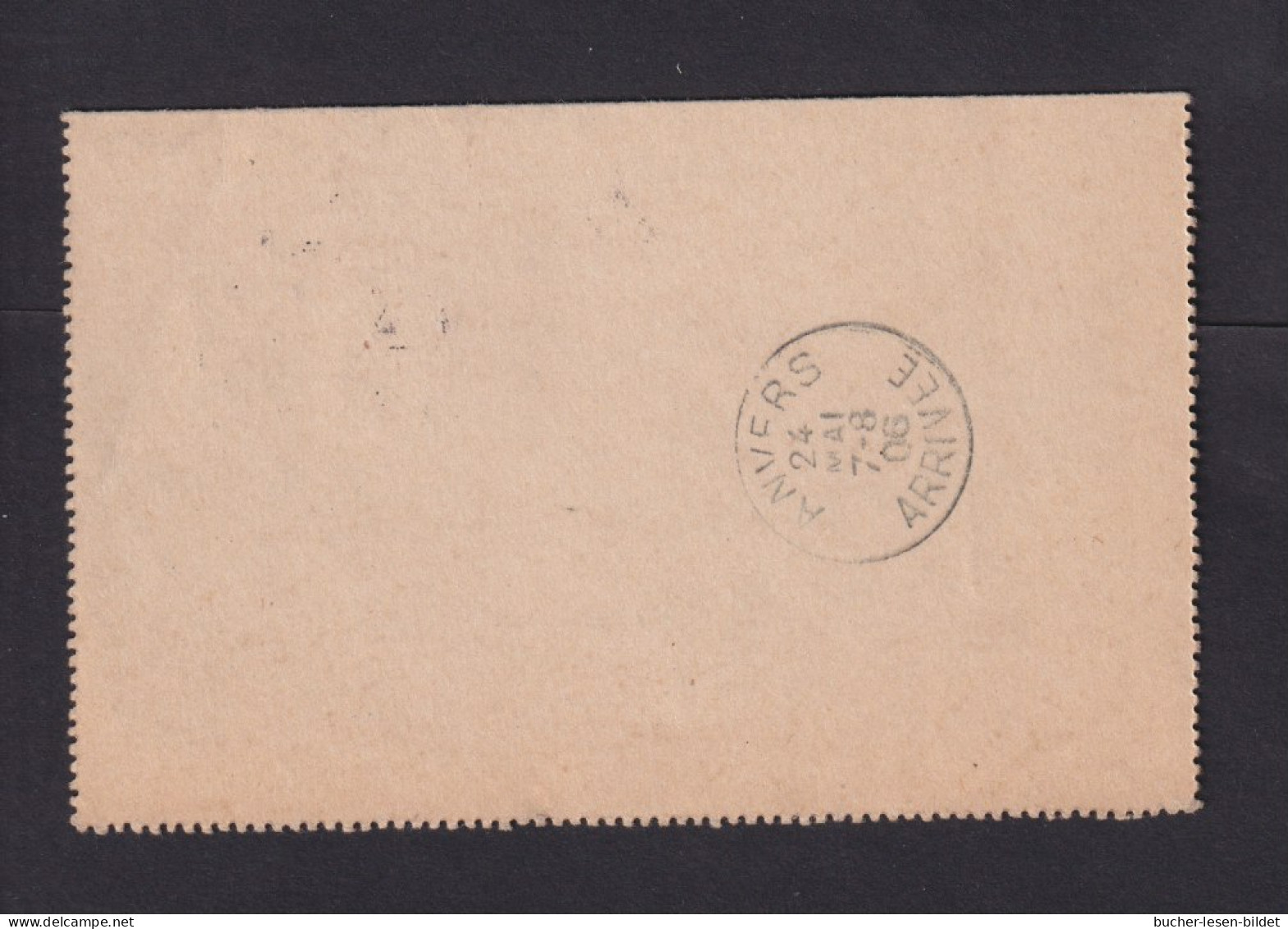 1906 - 10 C.  Überdruck-Ganzsache Mit Zufrankatur Ab Monte Carlo Nach Belgien - Storia Postale