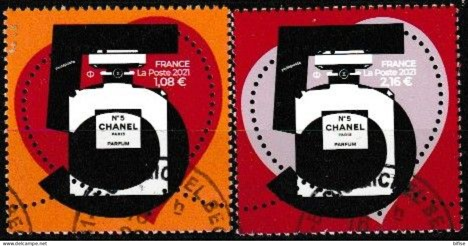 FRANCIA 2021 - YV 5464/65 - Cachet Rond - Gebruikt