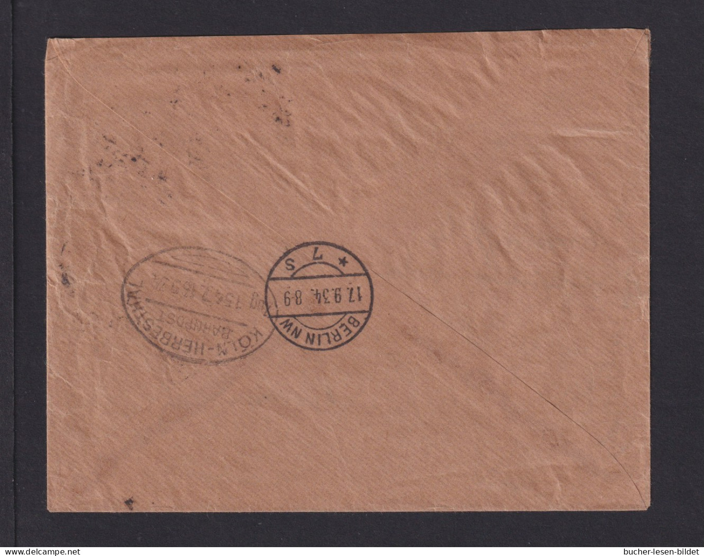 1934 - 3x 1,75 F. Auf Luftpostbrief Ab Brüssel Nach Berlin - Briefe U. Dokumente