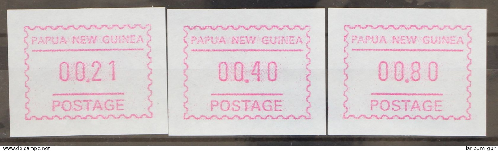 Papua Neuguinea 2 Postfrisch Automatenmarken #GD345 - Papoea-Nieuw-Guinea