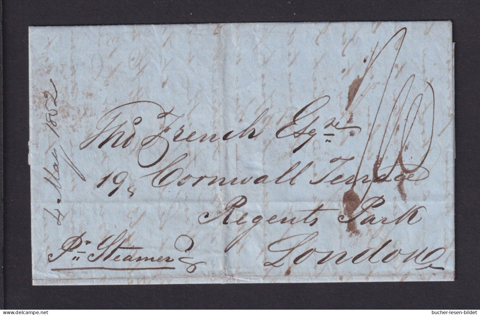 1852 - Brief Ab MADEIRA Nach London - Transitstempel - Madère