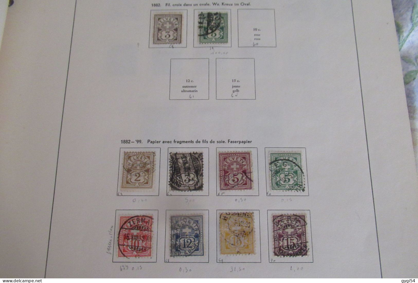 SUISSE Dans Classeur DAVO  1854 - 1943  OBLI  MLH Et MNH - Collections (en Albums)