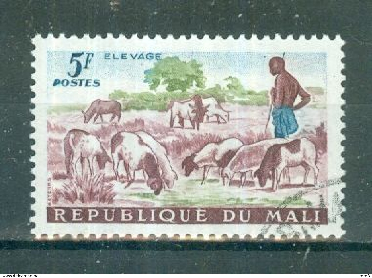REPUBLIQUE DU MALI - N°21 Oblitéré. Artisanat, élevage Et Agriculture. - Malí (1959-...)